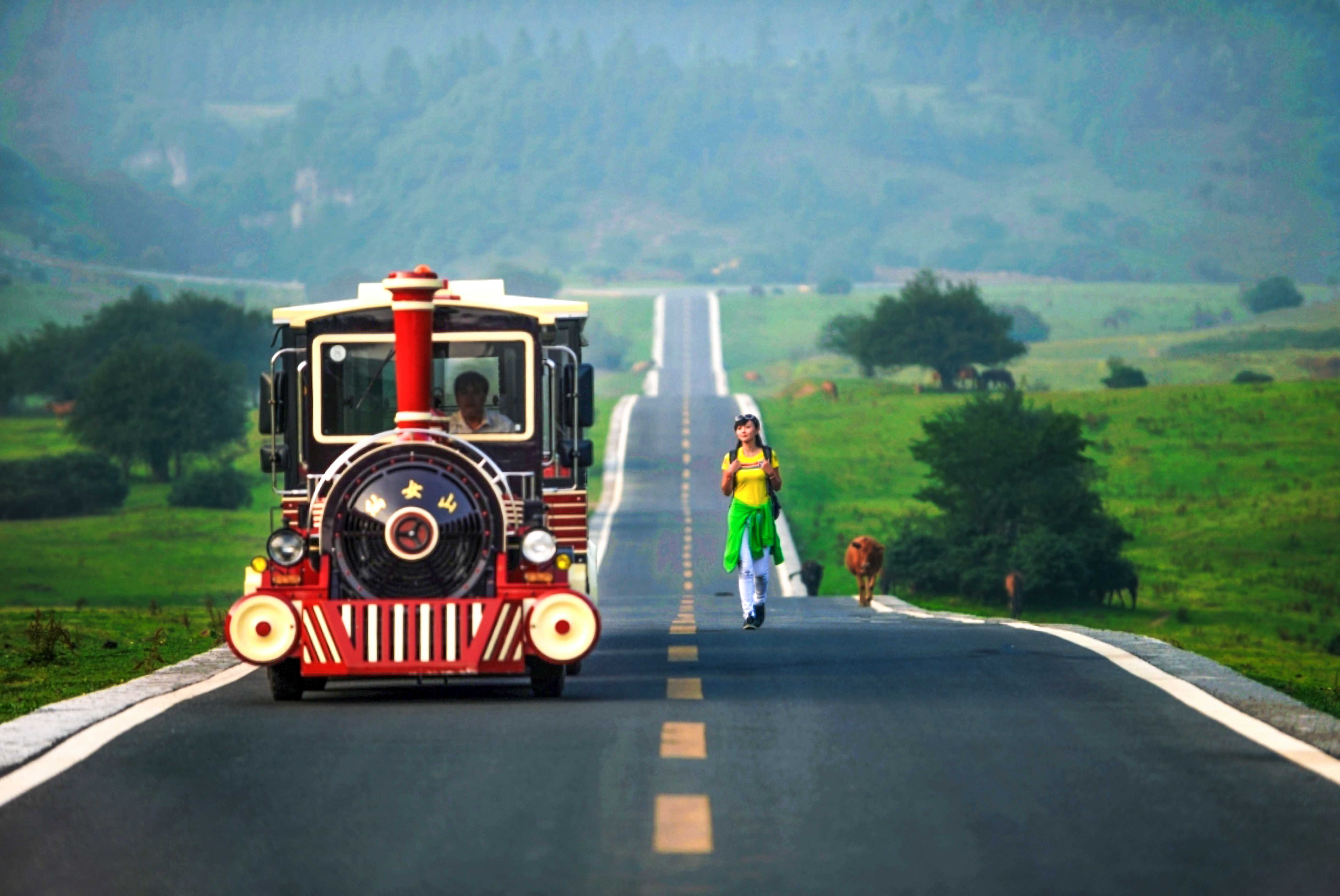 丽江古城青石板路，纳西族传统建筑，小桥流水，灯火通明的夜晚